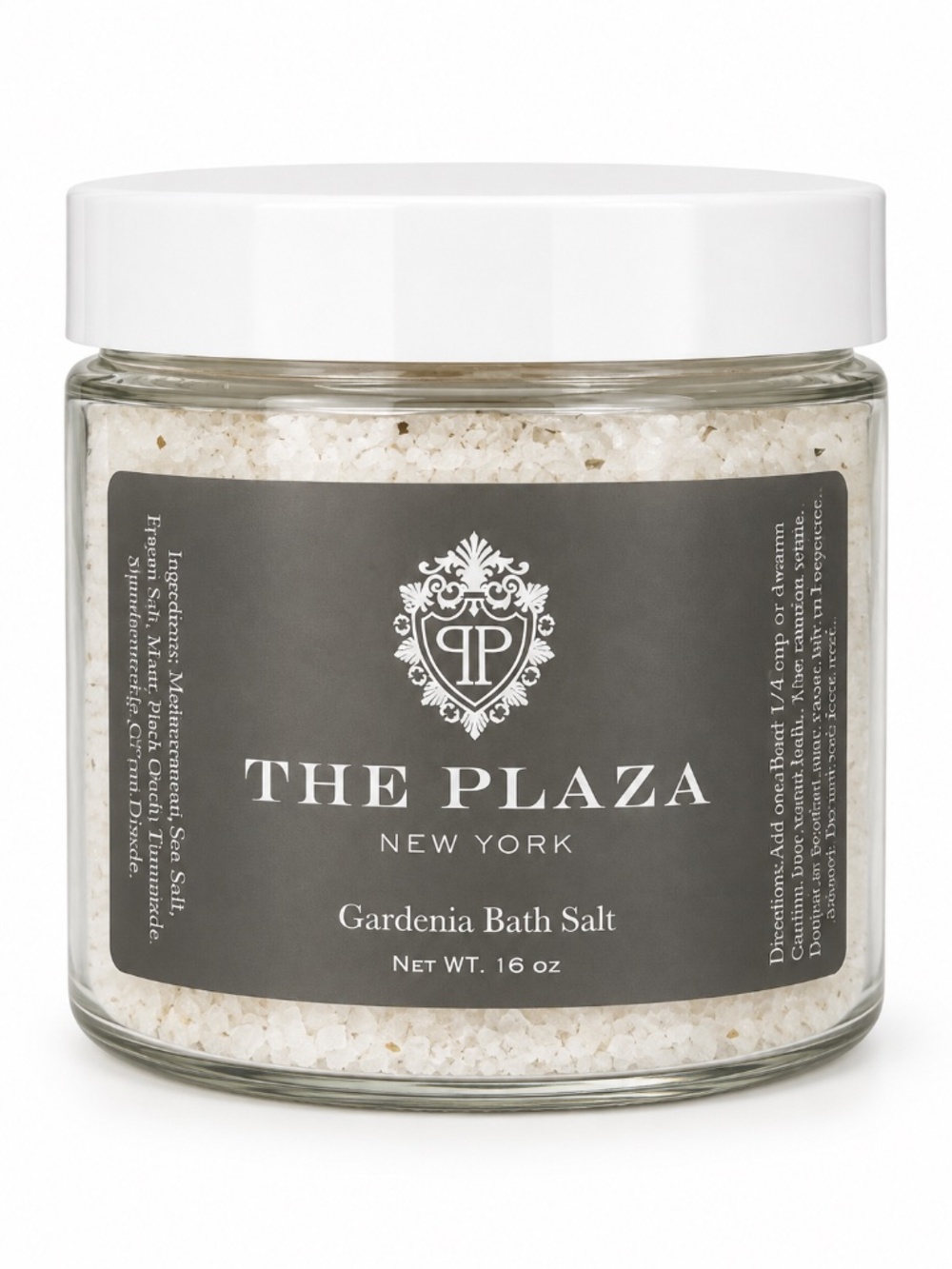 The Plaza Hotel New York Gardenia Bath Salts 16 oz NWT Luxury